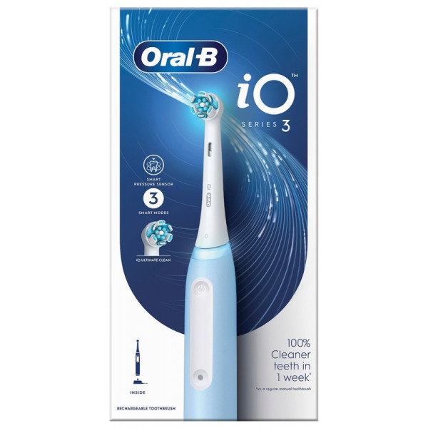 Фото - Зубна щітка електрична Oral-B Braun iO Series 3 iOG3.1A6.0 блакитна