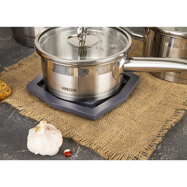 Фото - Набір посуду Vinzer 50040  Universum Compact 5 пр.