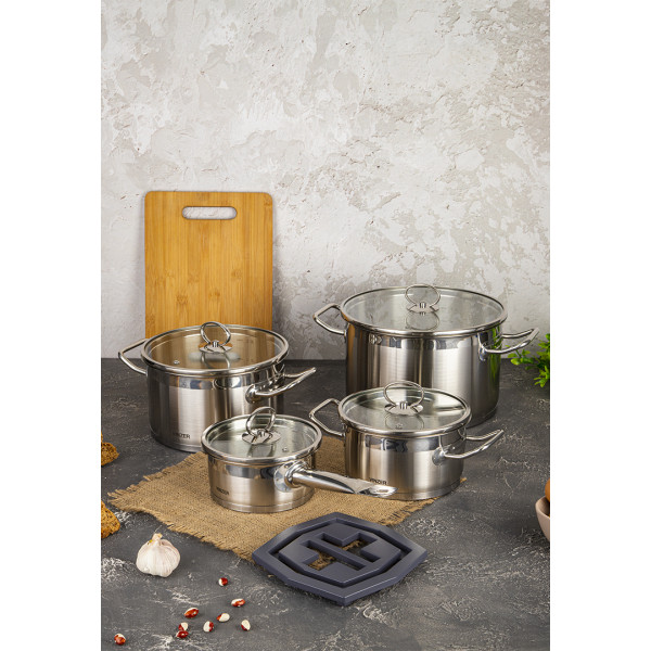 Фото - Набір посуду Vinzer 50040  Universum Compact 5 пр.