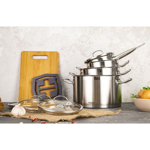 Фото - Набір посуду Vinzer 50040  Universum Compact 5 пр.