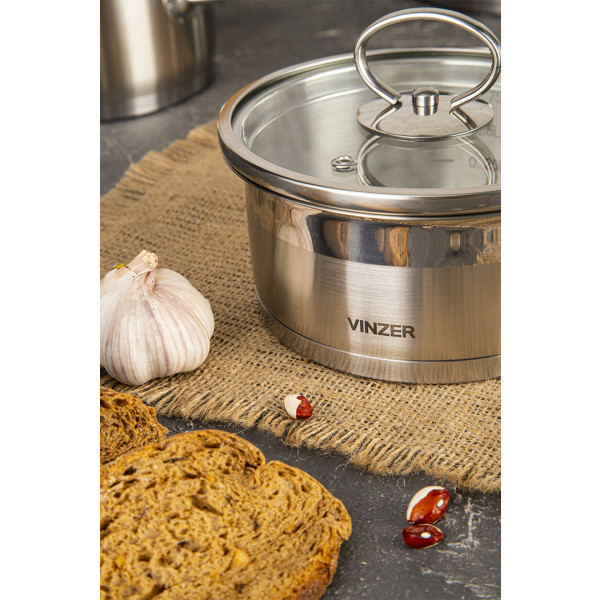 Фото - Набір посуду Vinzer 50040  Universum Compact 5 пр.