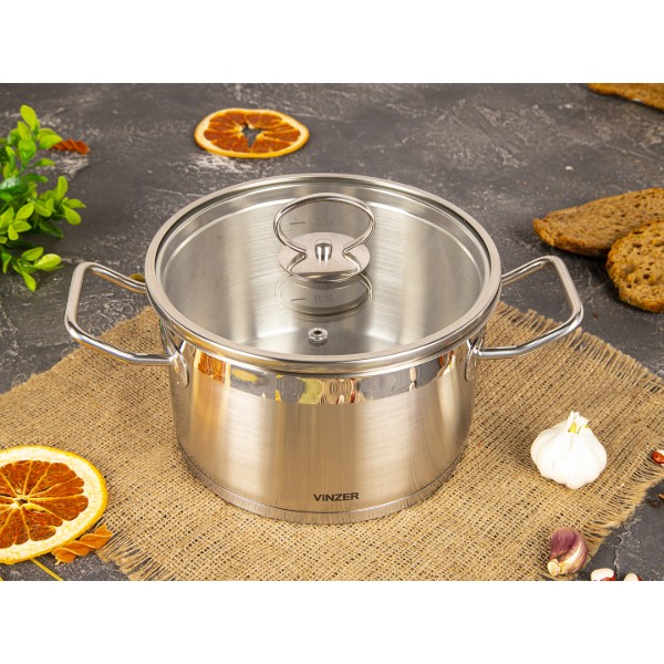 Фото - Кастрюля Vinzer 50062 Universum series 18 см 2,6 л