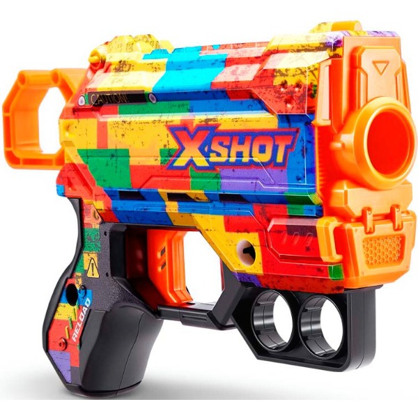 Фото - Бластер однозарядний ZURU X-Shot Skins Menace Striper, 8 патронів (36515N)