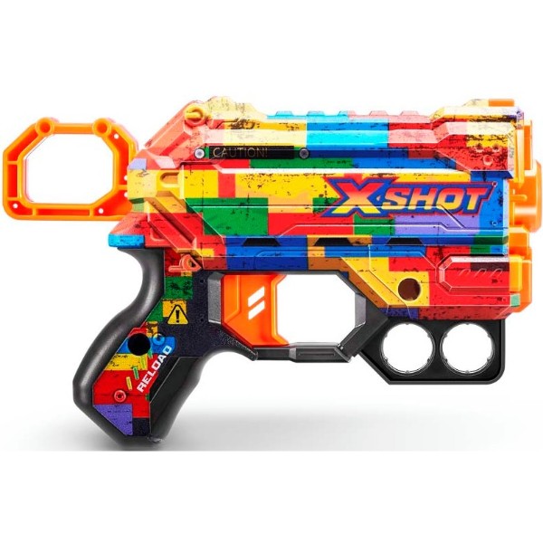 Фото - Бластер однозарядний ZURU X-Shot Skins Menace Striper, 8 патронів (36515N)