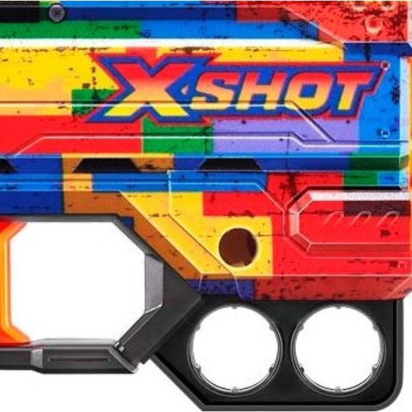 Фото - Бластер однозарядний ZURU X-Shot Skins Menace Striper, 8 патронів (36515N)