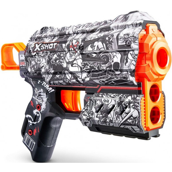 Фото - Бластер багатозарядний ZURU Skins Flux Illustrate (8 патронів) (36516D)