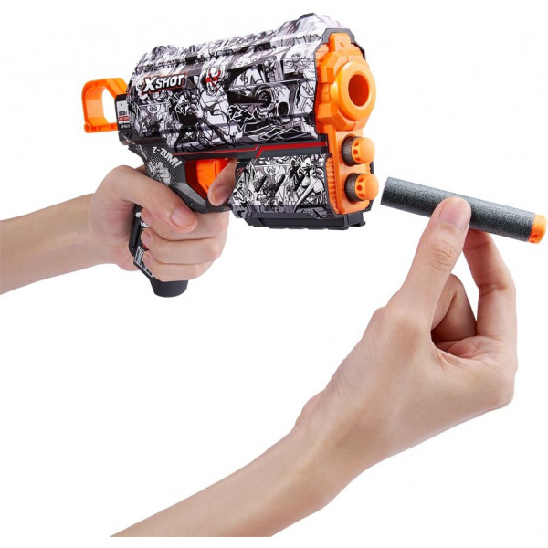 Фото - Бластер багатозарядний ZURU Skins Flux Illustrate (8 патронів) (36516D)