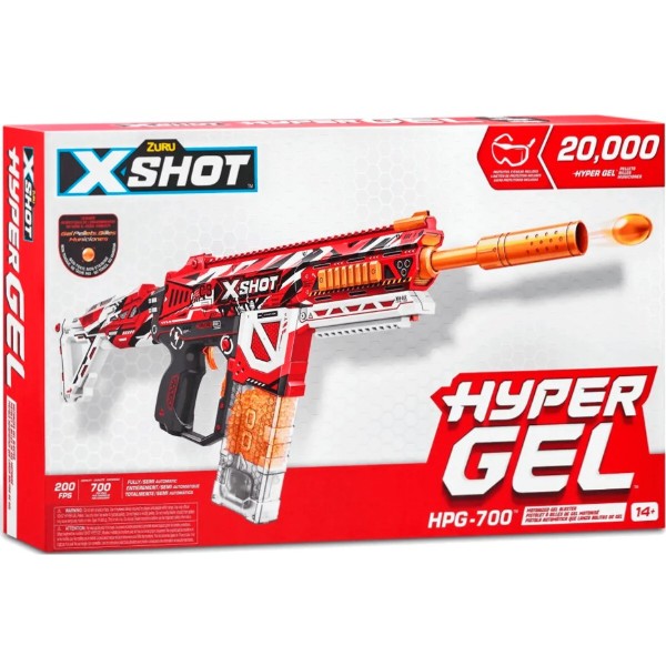 Фото - Бластер многозарядный ZURU Hyper Gel large (20 000 гелевых шариков) (36620R)