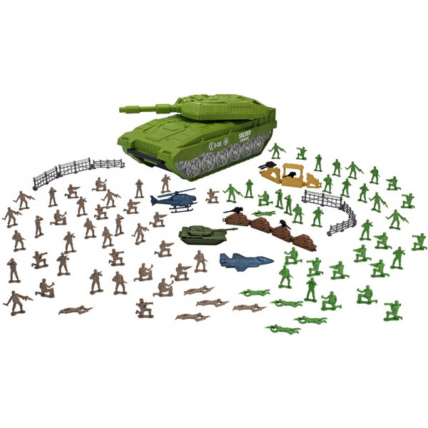 Фото - Ігрова фігурка солдатики Chap Mei "Солдати" Tank Mission Bucket / Місія "Танк" (545334)