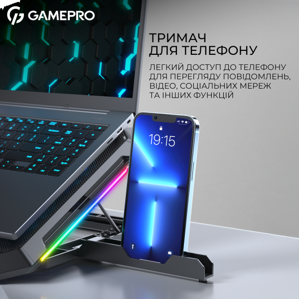 Фото - Подставка под ноутбук охлаждающая GamePro CP795