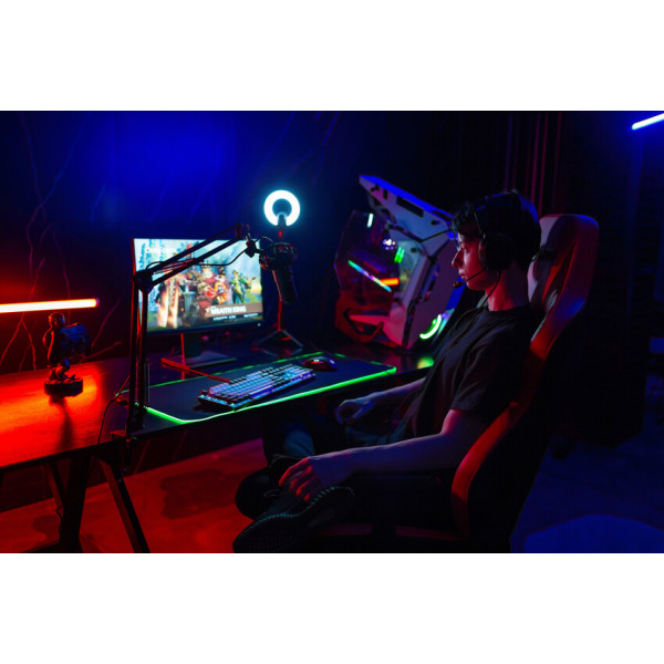 Фото - Гарнітура дротова ігрова Lorgar Kaya 360 Gaming 7.1 USB Black (LRG-GHS360)