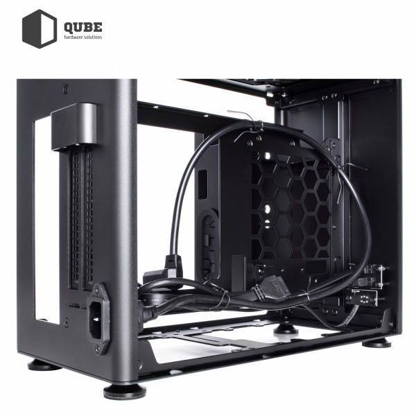 Фото - Корпус QUBE A4 Aluminum Black (QBA4I_WBNU3)