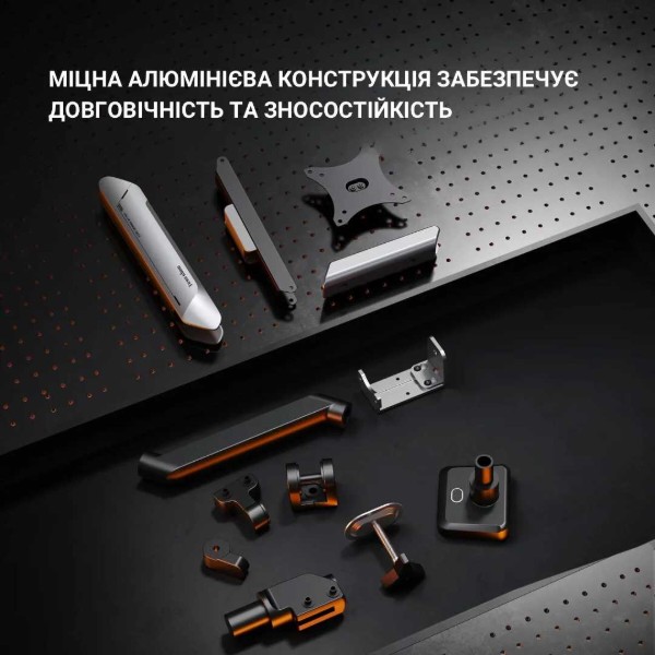 Фото - Кріплення настільне Anda Seat Stealth PRO II RGB 17''-42'' White (AD-W-A9X-1S-BW)