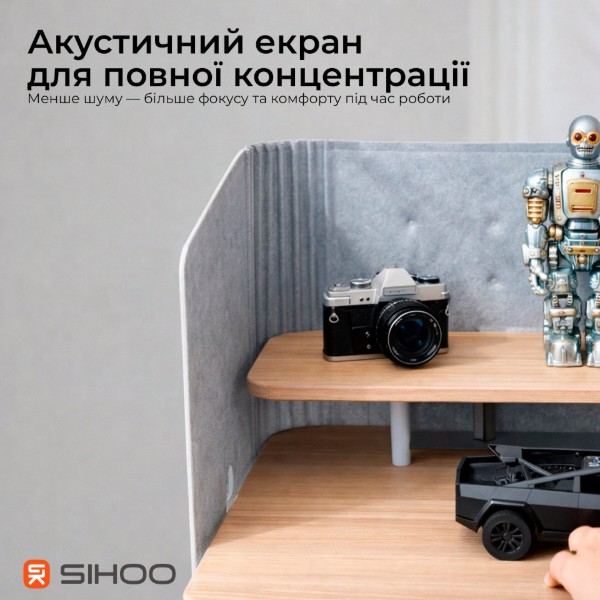 Фото - Стіл з електрорегулюванням висоти Sihoo D07 1.8m Maple/White (D07A-102/D07J-102-AB/DO7-P)