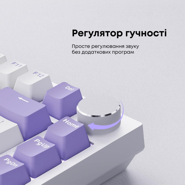 Фото - Клавиатура проводная игровая Ajazz AK820 Sea Salt Switch White USB-C (AK820-SS-PWB)
