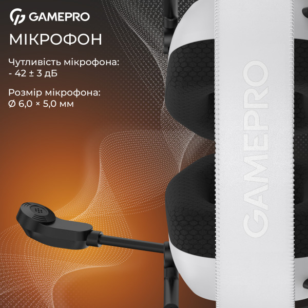 Фото - Гарнітура бездротова ігрова GamePro Genesis Mercury Pro (HSW120W)
