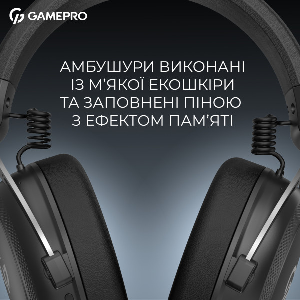 Фото - Гарнітура бездротова ігрова GamePro Asgard Skald (HSW160B)