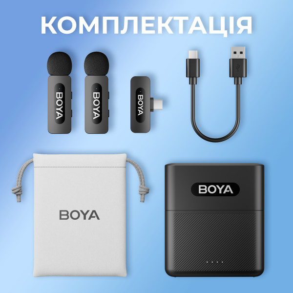 Фото - Микрофон для смартфона Boya BY-V30 Type-C Black