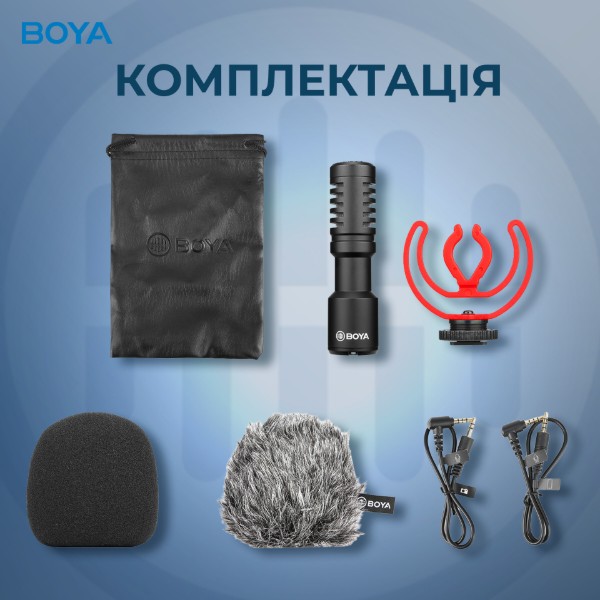 Фото - Мікрофон для відеокамери Boya BY-MM1+