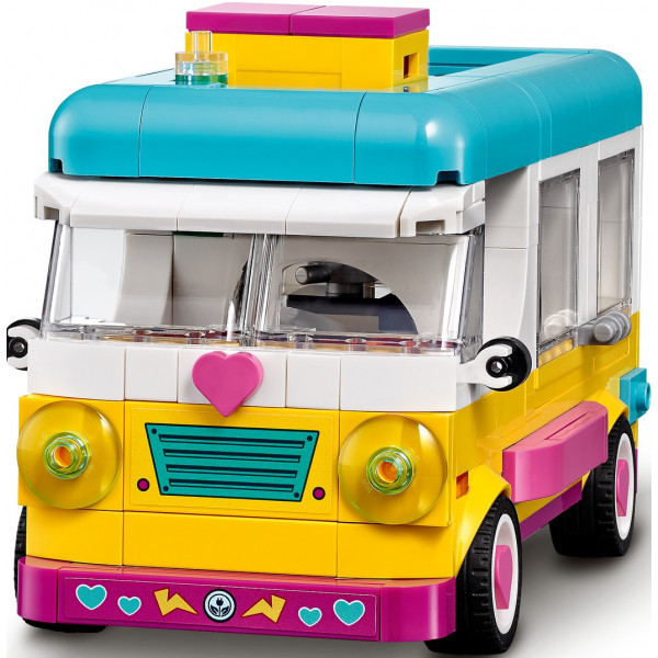 Фото - Конструктор LEGO Friends Лісовий будинок на колесах і вітрильника (41681)
