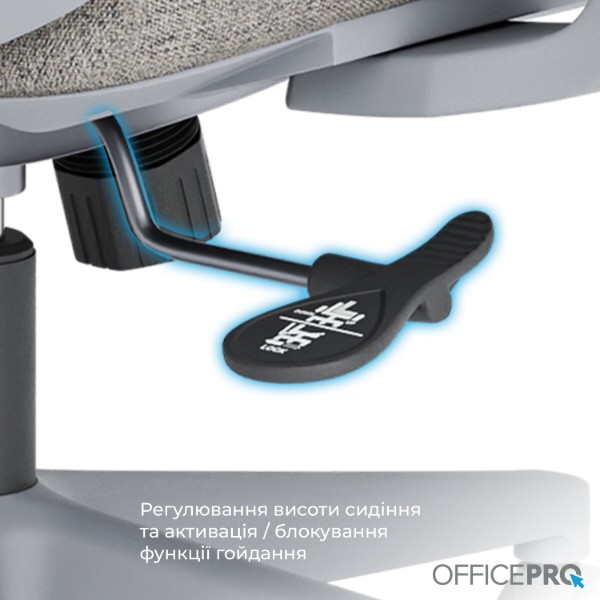 Фото - Крісло офісне OfficePro Wave (OC599-G-G-G) Gray