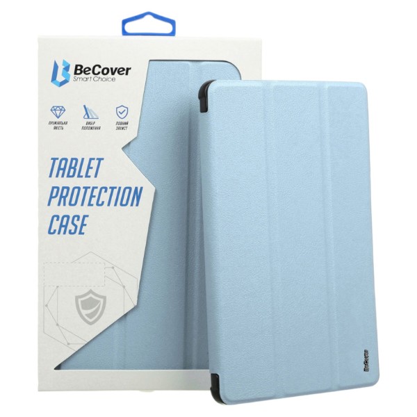 Фото - Чохол для планшета BeCover Soft Edge з кріпленням для стілусу for Samsung Galaxy Tab S9 (SM-X710/SM-X716)/S9 FE (SM-X510/SM-X516B) 11.0'' Light Blue (710441)