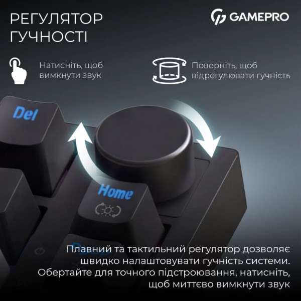 Фото - Клавиатура беспроводная игровая GamePro Asgard Valhalla QLAB Sakura Switch Bluetooth/2.4G/USB Black (MK160-B-QS-PRO)