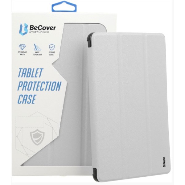 Фото - Чохол для планшета BeCover Ultra Slim Origami Transparent з кріпленням Apple iPad 10.9" (2022/2024)/iPad (А16) 2025 11" Gray (712939)