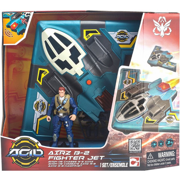 Фото - Набір ігрових фігурок A.C.I.D. МорфоЗор Винищувач AIRZ B-2 (535200)