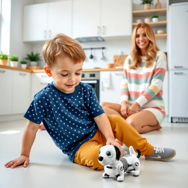 Фото - Интерактивный робот Silverlit собака DACKEL JUNIOR (88578)