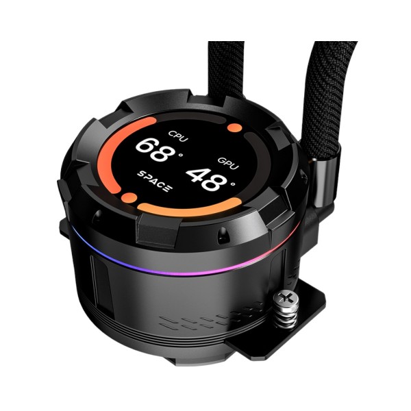 Фото - Водяна система охолодження ID-Cooling Space LCD SL240 XE