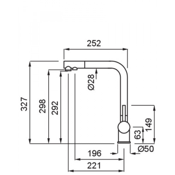 Фото - Кухонний змішувач Elleci SHELL PLUS CEMENTO 48