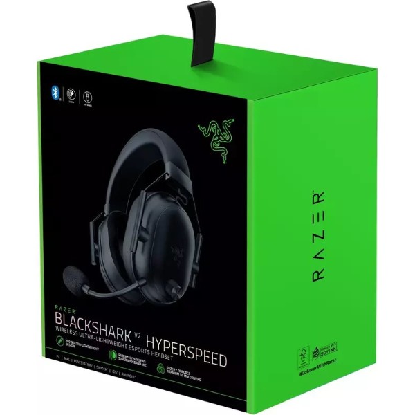 Фото - Гарнитура беспроводная игровая Razer Blackshark V2 HyperSpeed Wireless Вlack (RZ04-04960100-R3M1)
