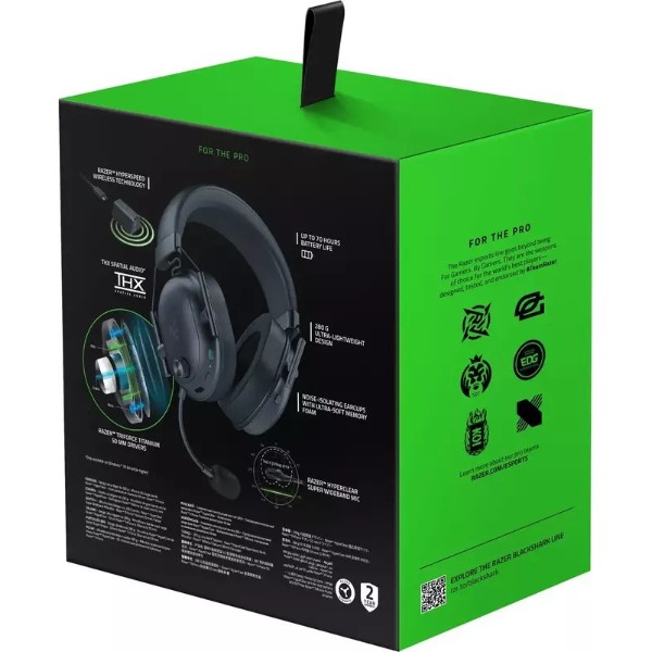 Фото - Гарнитура беспроводная игровая Razer Blackshark V2 HyperSpeed Wireless Вlack (RZ04-04960100-R3M1)