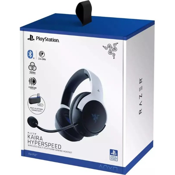 Фото - Гарнитура беспроводная игровая Razer Kaira Hyperspeed for PS5 Вlack (RZ04-03980200-R3G1)