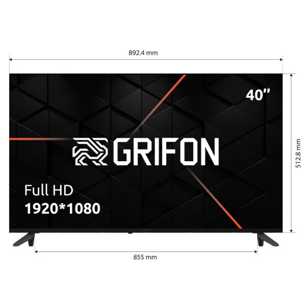Фото - Телевизор Grifon DV40FSB