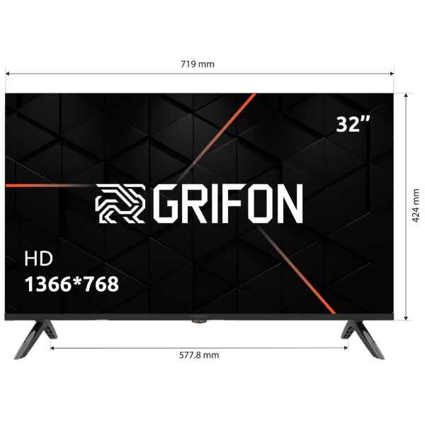 Фото - Телевизор Grifon DV43FSB