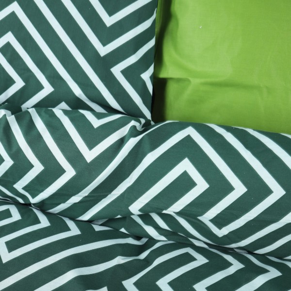 Фото - Наволочка MirSon Ranforce Elite 17-0632 Diamond Emerald 70х70 см (2200008466183)