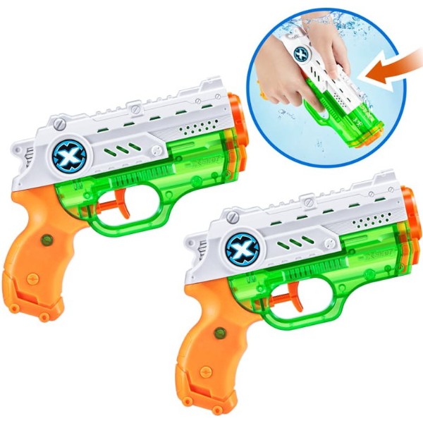 Фото - Водяний бластер
 ZURU Fast Fill Nano Double Pack (56334R)