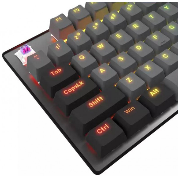 Фото - Клавіатура дротова ігрова Lorgar Azar 514 RGB EN/UA Gaming Wired Black (LRG-GK514B-UA)
