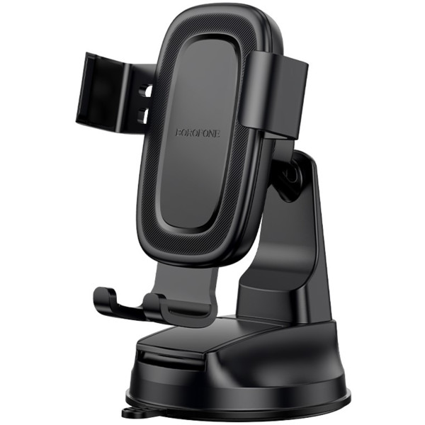 Фото - Автодержатель BOROFONE BH130 Follower gravity car holder(center console) Black (6941991121289)