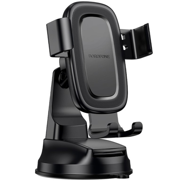 Фото - Автодержатель BOROFONE BH130 Follower gravity car holder(center console) Black (6941991121289)