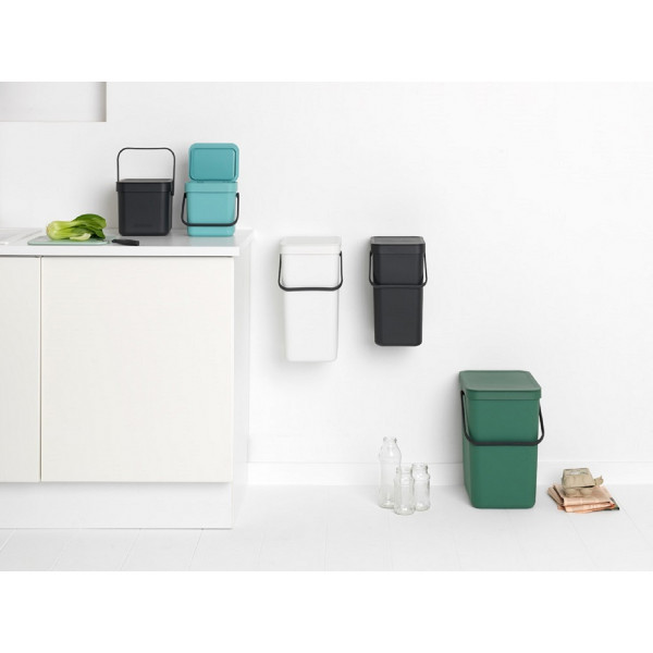Фото - Настільний контейнер для сміття Brabantia Sort & Go 3 л 209826
