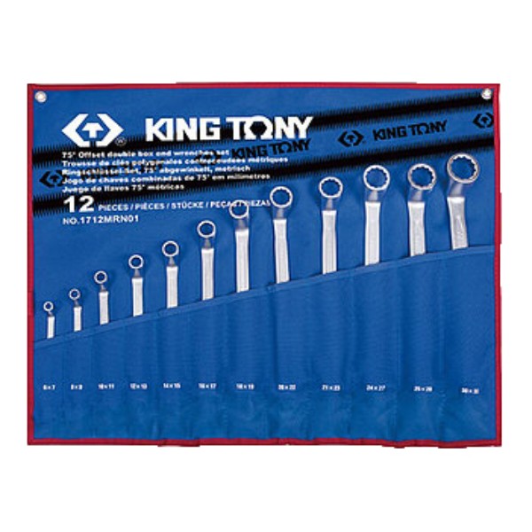 Фото - Набор накидных ключей KING TONY 6-32 мм 12 шт. в чехоле (1712MRN01)