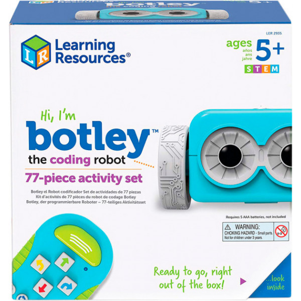 Фото - Інтерактивний робот Learning Resources Ігровий STEРобот Botley (програмована іграшка-робот, пульт, аксесс.) (LER2935)