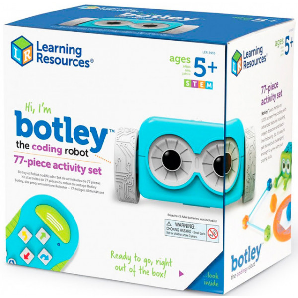Фото - Інтерактивний робот Learning Resources Ігровий STEРобот Botley (програмована іграшка-робот, пульт, аксесс.) (LER2935)