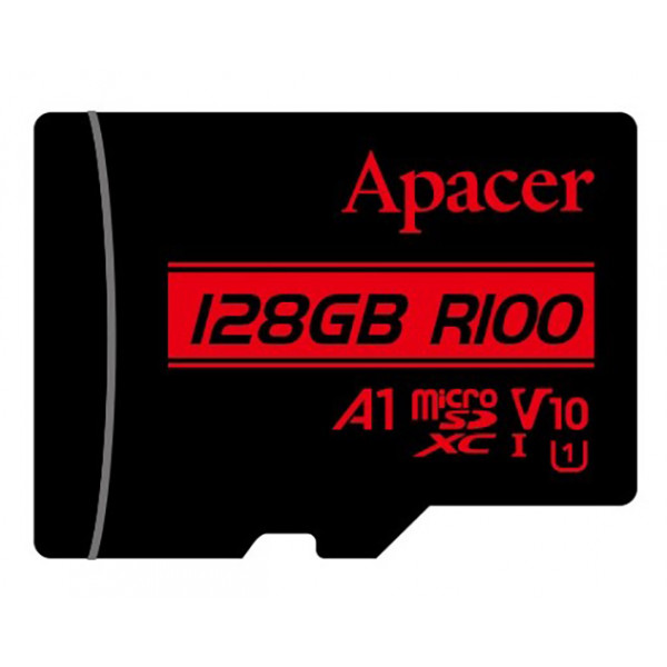 Фото - Карта пам'яті Apacer MicroSDHC 128GB UHS-I Class 10 (AP128GMCSX10UB-RA)