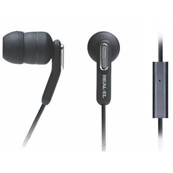 Фото - Наушники вкладыши проводные REAL-EL Z-1010 Mobile Black