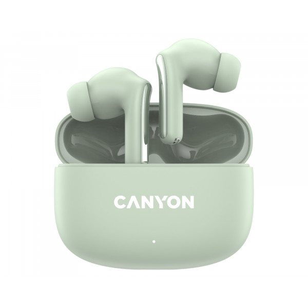 Фото - Навушники вкладиші бездротові TWS Canyon OnGo 9 Green (CNS-TWS9G)