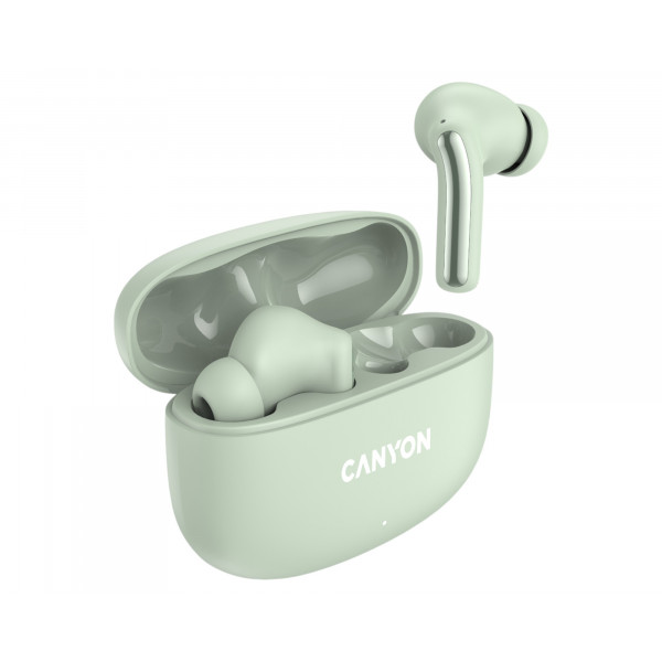 Фото - Навушники вкладиші бездротові TWS Canyon OnGo 9 Green (CNS-TWS9G)